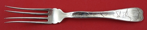 Baked Potato Fork splayed tines  w/ pears 7